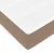 Okvir kreveta s madracem Ostalo 2 pcs Smeđa PVC
