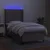 Vidaxl Box spring postelja z vzmetnico LED taupe 90x200 cm blago