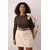 Trendyol Curve Ženska bluza Tbbaw25Af00027, Smeđa
