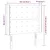 Vidaxl LED posteljno vzglavje temno sivo 103x16x118/128 cm blago