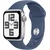 Apple Watch SE (2nd Gen) [GPS 40mm] Smartwatch with Silver Aluminum Case with Denim Sport Band S/M. Fitness and Sleep Trackers, Crash Detection, Heart Rate Monitor, Retina Display