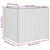 Vrtne sadilice 2 kom crna 36 x 30 x 32 cm od poliratana
