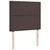 Vidaxl Box spring postelja z vzmetnico temno rjava 120x190 cm blago