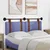 Vidaxl Visoki naslon za glavo Jeans modra 130 x 55 x 5 cm Antikni PU