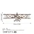 Wallity Zidna dekoracija Rusty Airplane, 23x70 cm, Braon