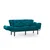 Atelier del Sofa Trosed na razvlačenje Nitta 185x85x70cm Petrolej