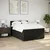 Vidaxl Box spring postelja z vzmetnico črna 160x200 cm blago