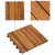 vidaXL 30-dijelni set pločica za trijem s okomitim uzorkom 30 x 30 cm bagrem