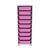 HANAH HOME Višenamenska polica Zola 9N White Pink