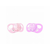 Twistshake Orthodontic 6m+ duda Pink+Purple 2 kos