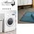 Wallity Set 2 prostirke za kupatilo Tirkizni