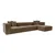 Atelier del Sofa Ugaona garnitura Sora 430x75x102cm Braon