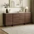 Hanah Home komoda Varen, 180 cm, travertin / orah Milano