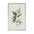 Plakat luksuzni minimalistični listi - 20x30 silver