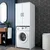 Hanah Home Ormarić za veš mašinu KD110-3192, Beli