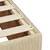 Vidaxl Box spring postelja z vzmetnico krem 200x200 cm blago