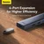 Hub postaja Baseus Lite Series USB-C - 4x USB-A 3.0, 5Gbps, Touch Control, Plug-and-Play - space grey