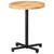 vidaXL Bistro miza okrogla O 60x75 cm robusten mangov les