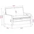 Set sofe 2 pcs Svjetlosiva Poliester