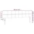 Vidaxl Posteljno vzglavje temno modra 180x5x78/88 cm žametna