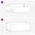 Ograda oko Travnjaka 4 pcs 100 x 60 x 35 cm Čelik Srebrna