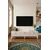 Hanah Home TV komoda Demet, 180 cm, bela / travertin