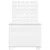 VIDAXL Box spring postelja z vzmetnico bela 80x200 cm umetno usnje