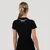 GymBeam Women‘s Tribal Ribbed T-shirt Black