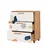 Hanah Home Komoda Leva Gravis Pied 80x95x43cm Bež-Bela