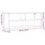 TV ormarić boja hrasta 100x31x39,5 cm konstruirano drvo i metal