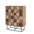 Hanah Home Višenamenska komoda Quantum Solo-Mosaic, 93 x115 x36 cm, Smeđa