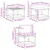 Set vanjskih sofa 6 pcs Prirodna i bež Poliester