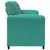 Sofa za 3 osobe Tirkizna 198 x 83 x 95 cm Baršun