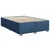 Vidaxl Box spring postelja z vzmetnico modra 140x200 cm blago
