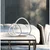 LED stona lampa HELIX LED/15W/230V srebrna