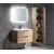 ESPACE Storage Unit 35x172x32cm, 2x door, left/right/ oak Alabama strip - Rjava - 35x172x32 cm - Sapho - ESPACE - 24 - MDF/laminat - 350 - 1720 - 320 - 14
