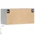 Zidni TV ormarić s LED svjetlima boja betona 80x31x38 cm