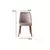 Hanah Home Dallas 555 V4 Stolice, Braon