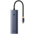Hub 6w1 Baseus UltraJoy 6-Port ( USB-C to 1xHDMI4K@30Hz + 3xUSB 3.0 + 1xPD +RJ45)