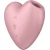 Satisfyer Cutie Heart Air Pulsation Stimulator sa vibracijom