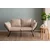 Atelier del Sofa Dvosed na razvlačenje Viper 2, 150x78x60cm, Krem