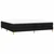 shumee Box spring postelja z vzmetnico črn 200x200 cm blago