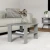 Hanah Home Klub sto Duama, 60x37x45 cm, Sivi