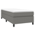 vidaXL Box spring postelja z vzmetnico temno siva 90x190 cm blago