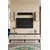 Hanah Home TV komoda Demet, antracit / travertin
