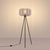 Sollux SL.1863 - Podna lampa MULA 1xE27/15W/230V krem