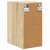 Vidaxl Viseča omarica Sonoma hrast 20 x 29,5 x 40 cm Konstruiran les