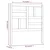 Vidaxl Posteljno vzglavje 81x4x104 cm trdna borovina