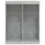 Komoda s LED svjetlima siva boja betona 81x37x100 cm