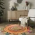 CONCEPTUM HYPNOSE HMNT933 Multicolor okrugli tepih duginih boja 100 cm (477HFT2207)